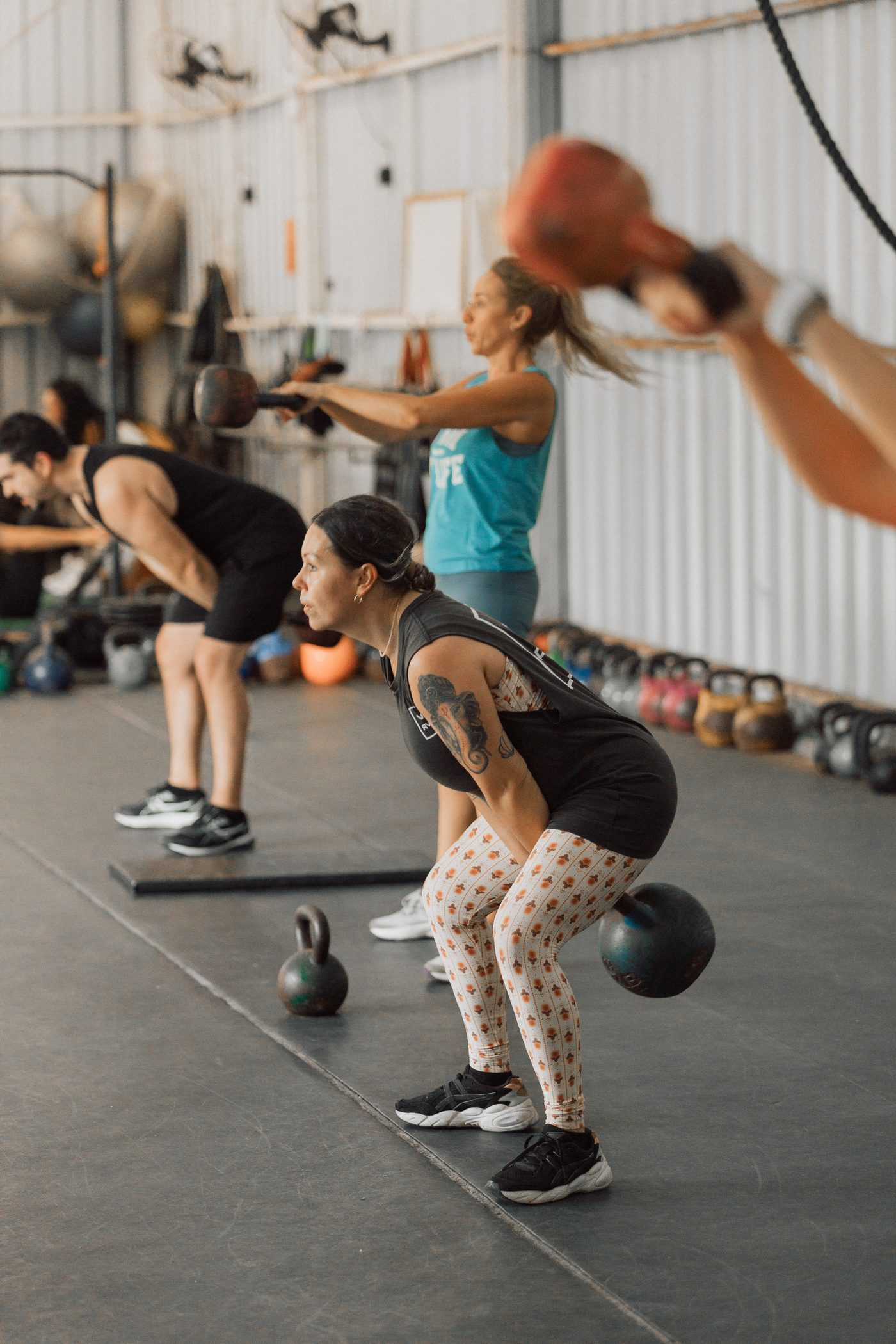 Kettlebell em grupo
